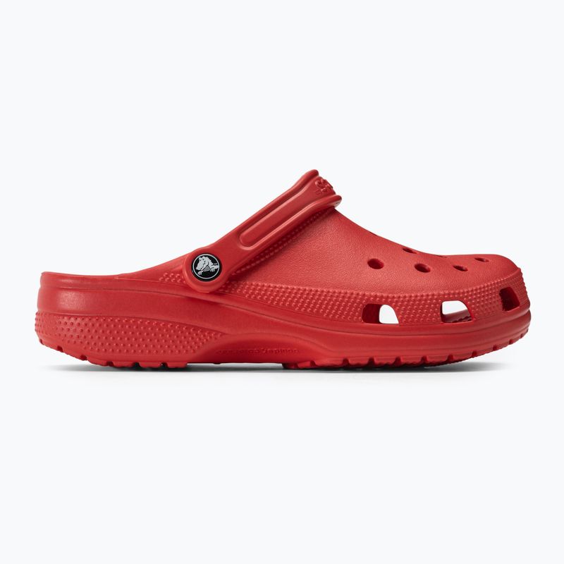 Férfi Crocs Classic varsity piros flip-flopok 3