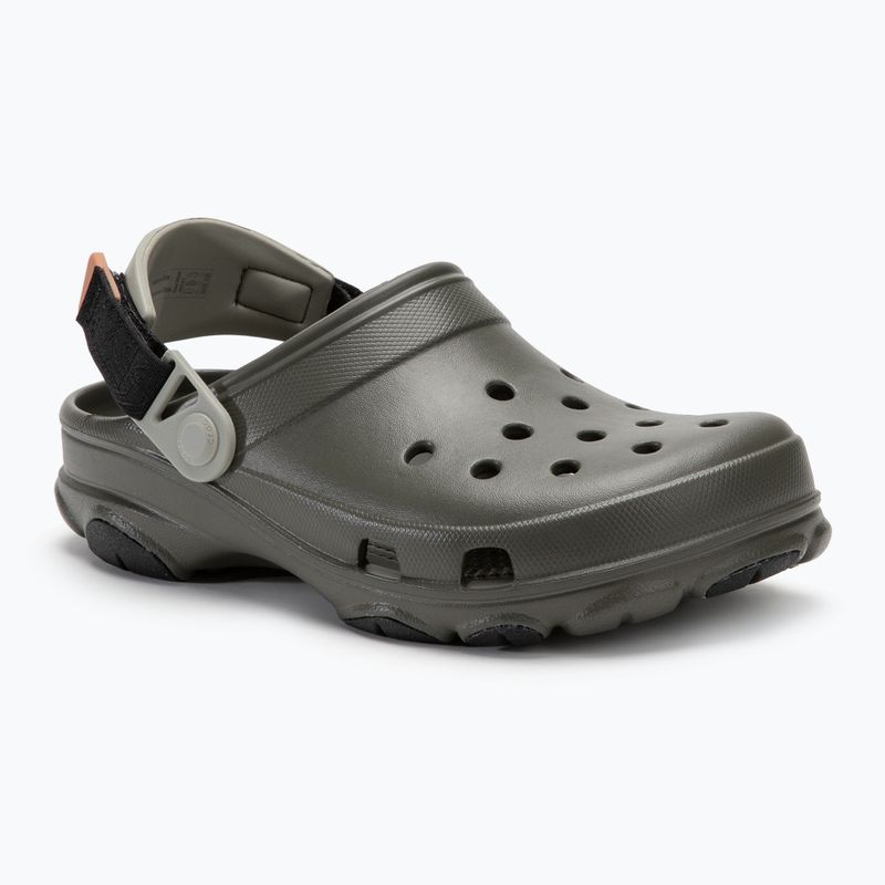 Crocs All Terrain poros olíva/többszínű flip-flopok 2
