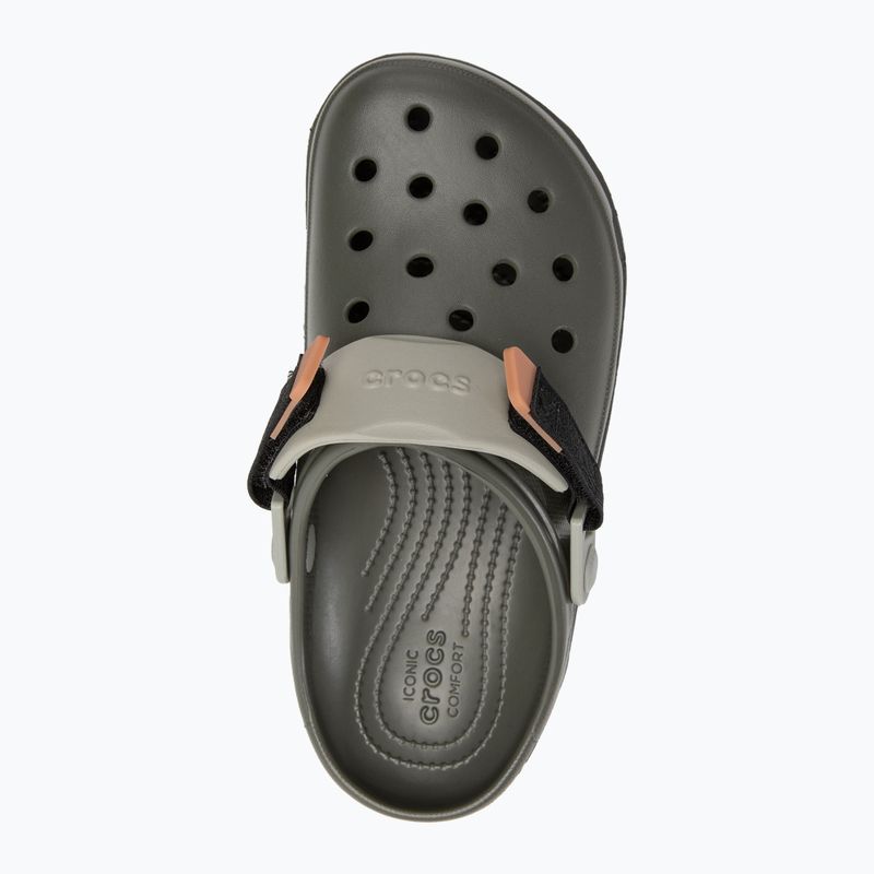 Crocs All Terrain poros olíva/többszínű flip-flopok 6