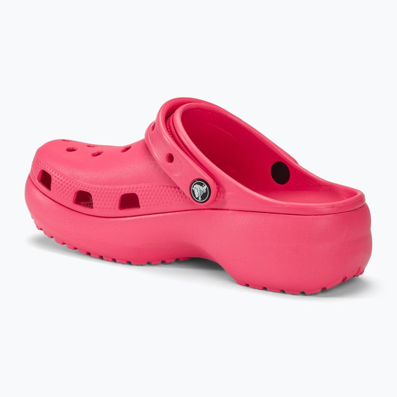 Papucs, női Crocs Classic Platform Clog hyper pink 4