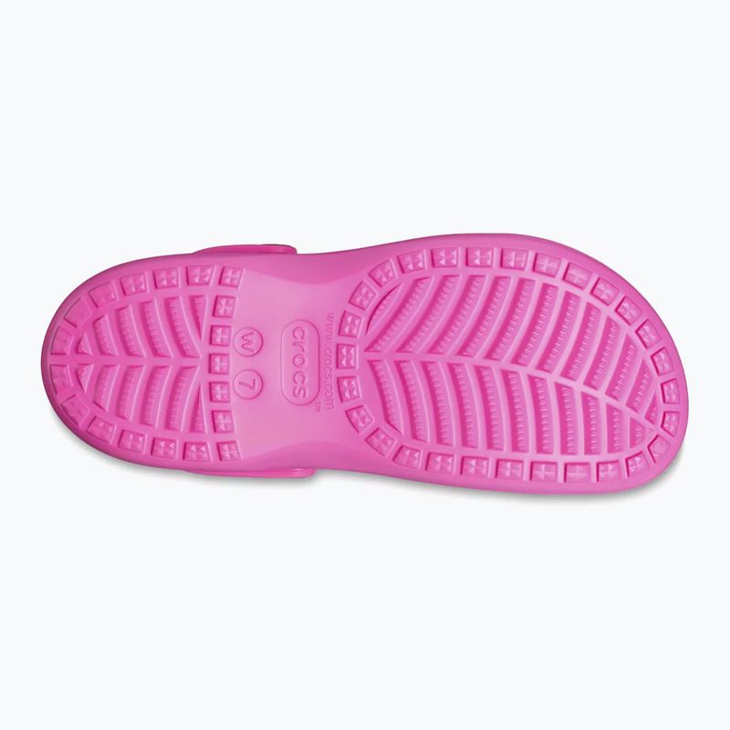 Crocs Baya Platform Clog flip flop elektromos rózsaszínű 2