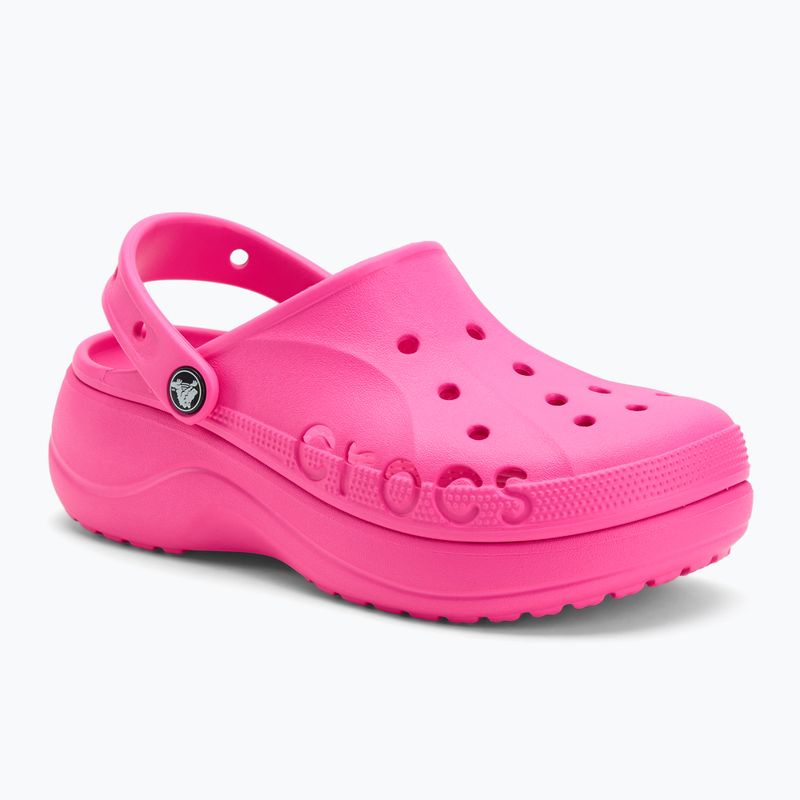 Crocs Baya Platform Clog flip flop elektromos rózsaszínű 2