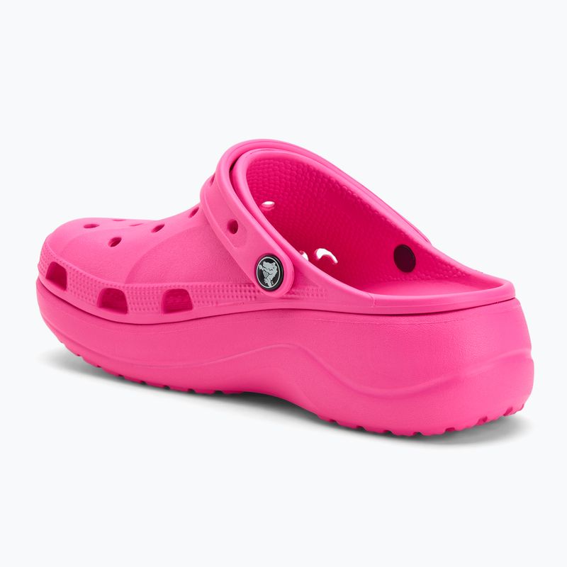 Crocs Baya Platform Clog flip flop elektromos rózsaszínű 4