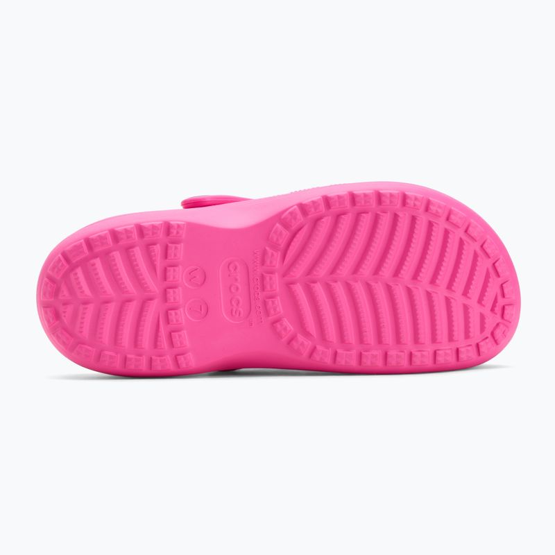 Crocs Baya Platform Clog flip flop elektromos rózsaszínű 5