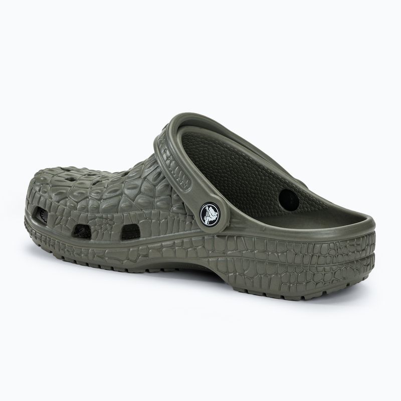Papucs Crocs Classic Crocskin dusty olive 4