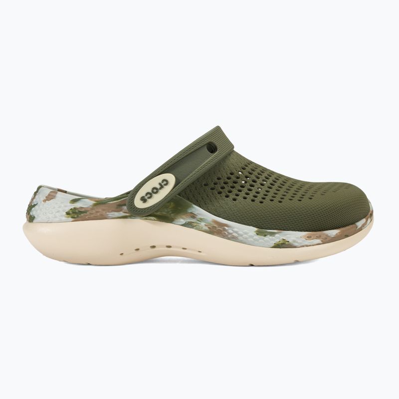 Crocs LiteRide 360 Marbled Clog army green/multi papucs 3