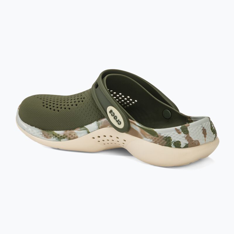 Crocs LiteRide 360 Marbled Clog army green/multi papucs 4