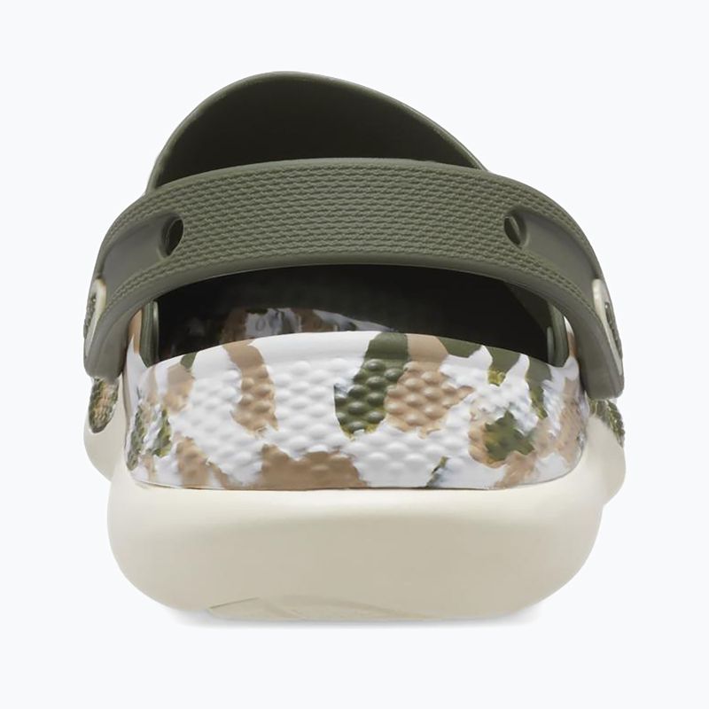 Crocs LiteRide 360 Marbled Clog army green/multi papucs 11