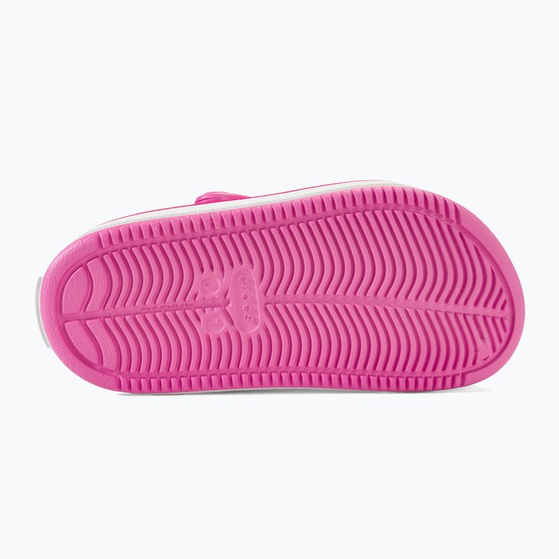 Crocs Crocband Clean Off Court Clog taffy rózsaszín gyermek flip-flopok 5