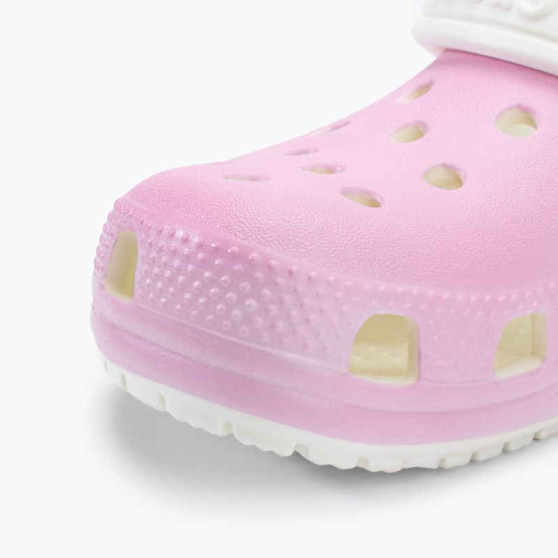 Gyerek papucs Crocs Classic Glow in the Dark flamingo 8