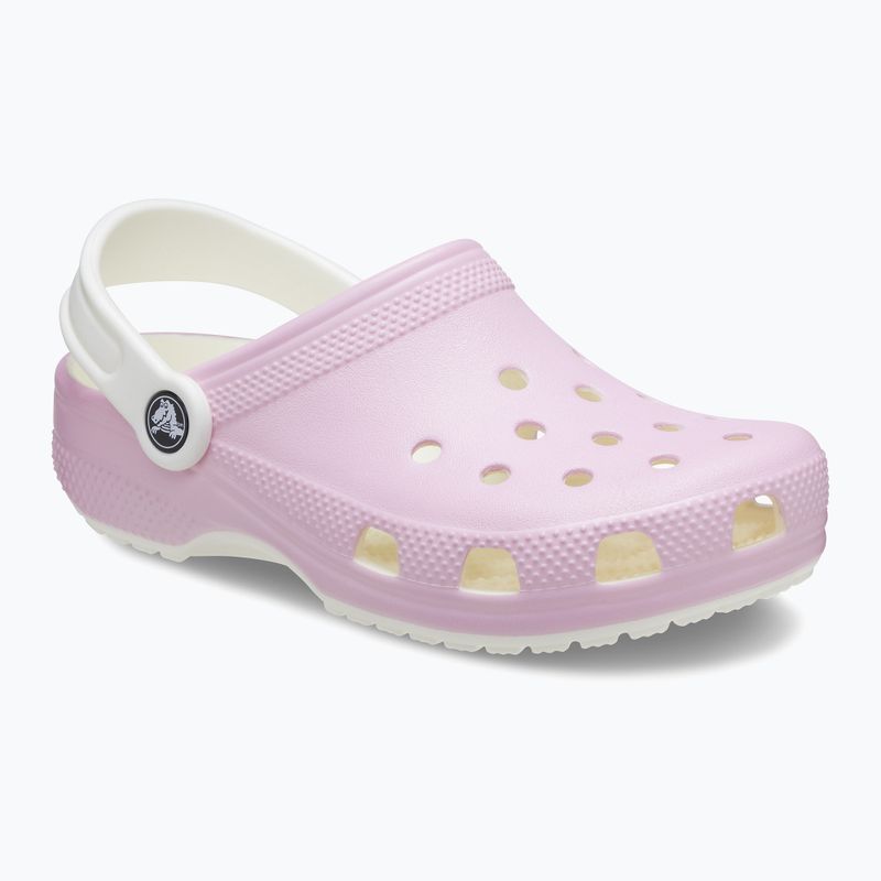 Gyerek papucs Crocs Classic Glow in the Dark flamingo 9