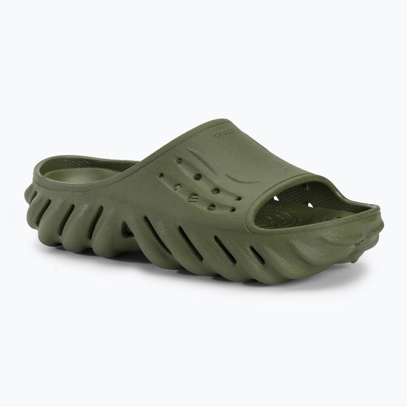 Crocs Echo Slide sereg zöld flip-flopok