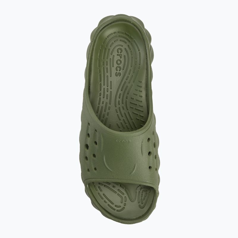 Crocs Echo Slide sereg zöld flip-flopok 5