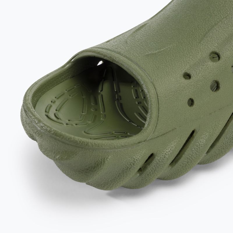 Crocs Echo Slide sereg zöld flip-flopok 7