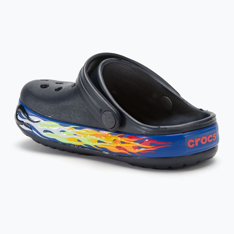 Crocs Crocband Lights Clog Gyermek flip-flop mélytengeri színben 4