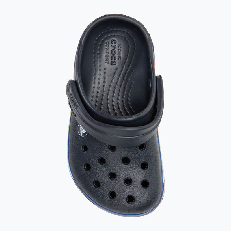 Crocs Crocband Lights Clog Gyermek flip-flop mélytengeri színben 6