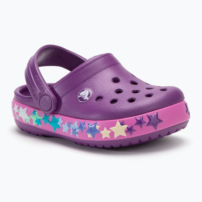 Crocs Crocband Lights Clog Toddler amethyst flip-flopok 2