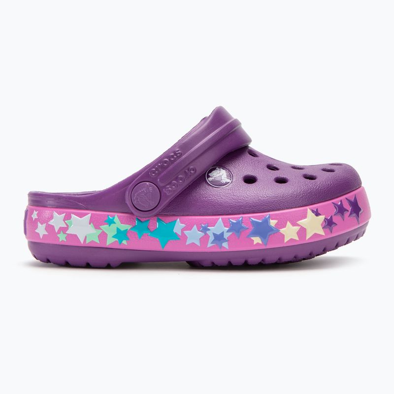 Crocs Crocband Lights Clog Toddler amethyst flip-flopok 3