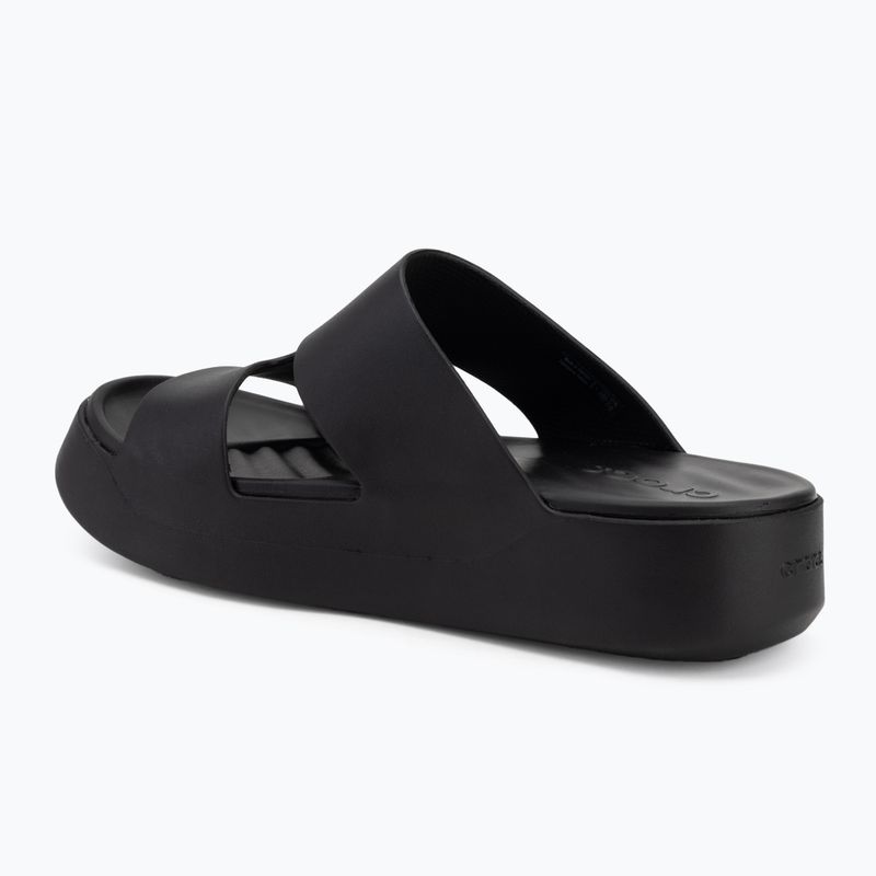 Női Crocs Gateway Platform H-Strap flip-flopok fekete 3