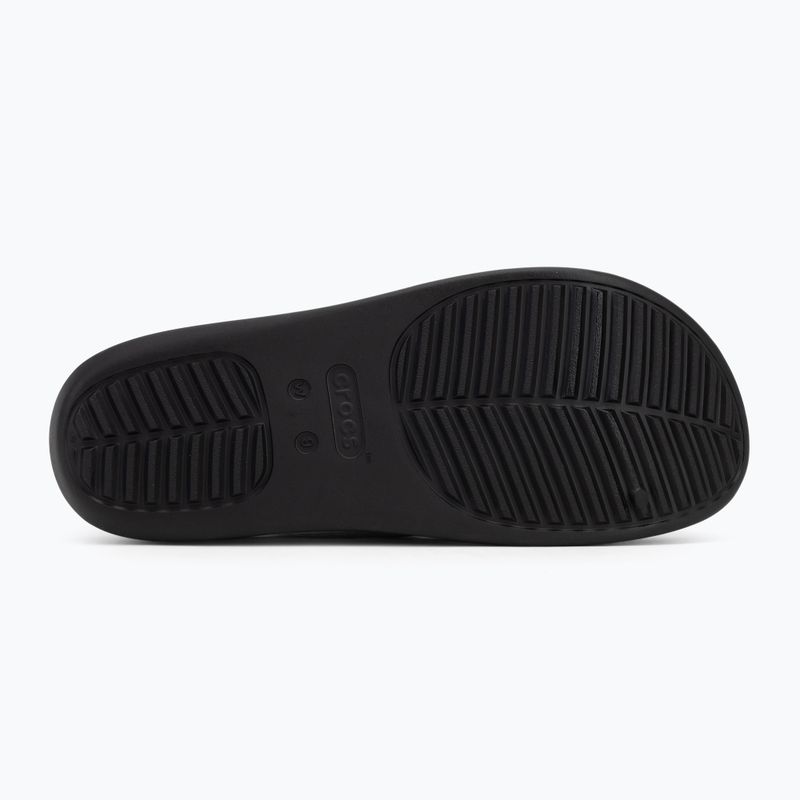 Női Crocs Gateway Platform H-Strap flip-flopok fekete 4
