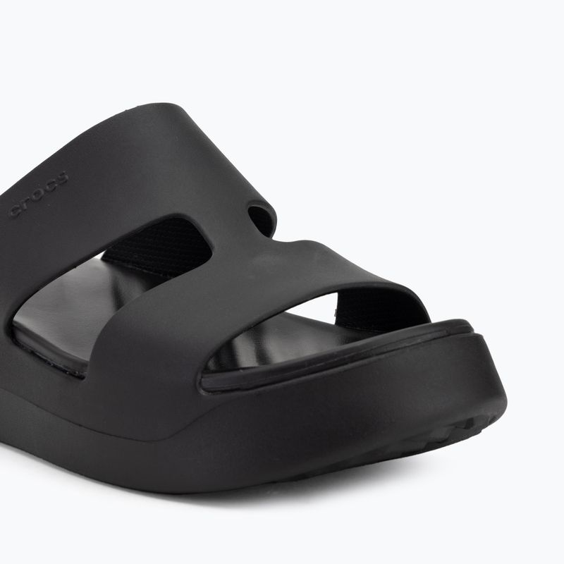 Női Crocs Gateway Platform H-Strap flip-flopok fekete 7