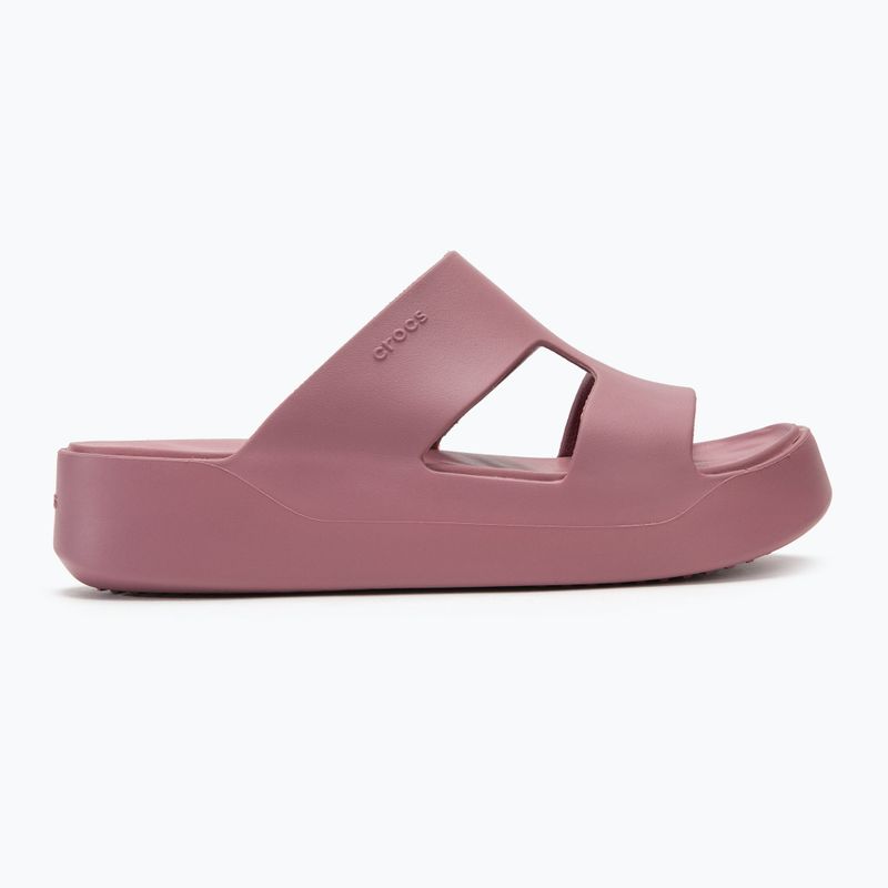 Női Crocs Gateway Platform H-Strap flip-flop cassis 2