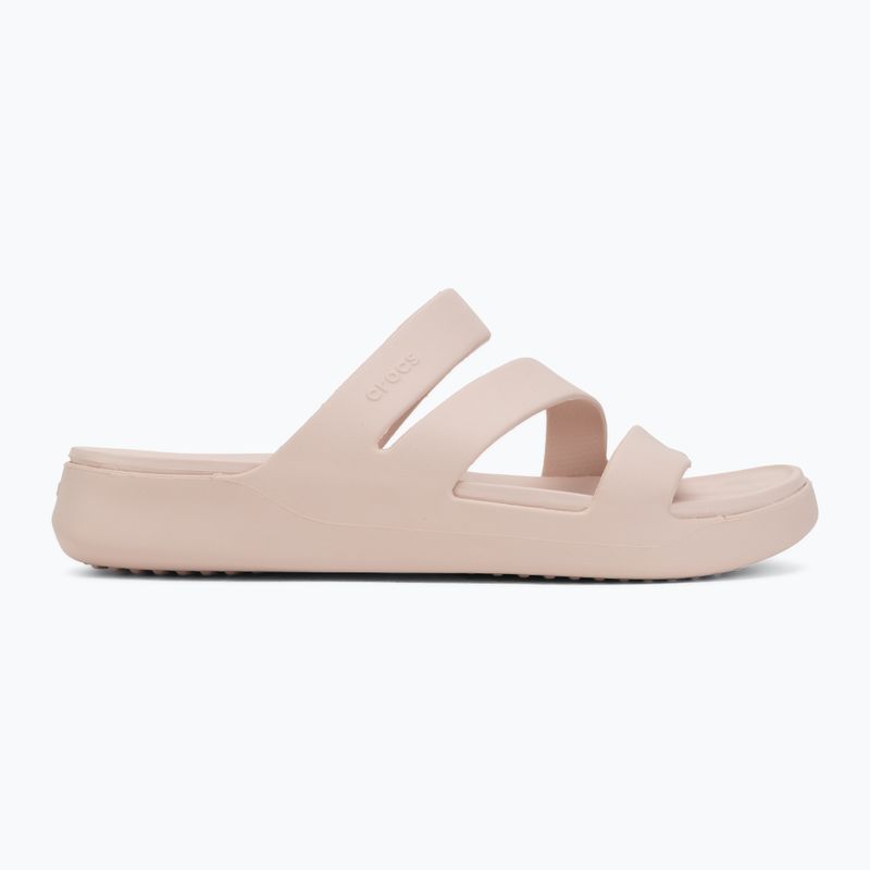 Női papucsok Crocs Getaway Strappy quartz 2