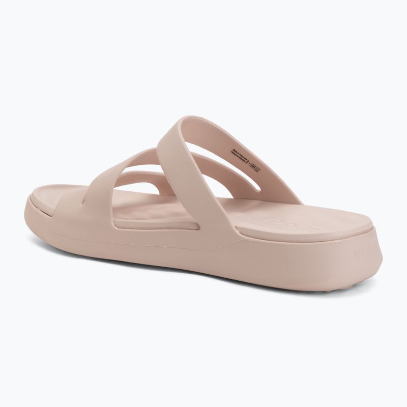 Női papucsok Crocs Getaway Strappy quartz 3