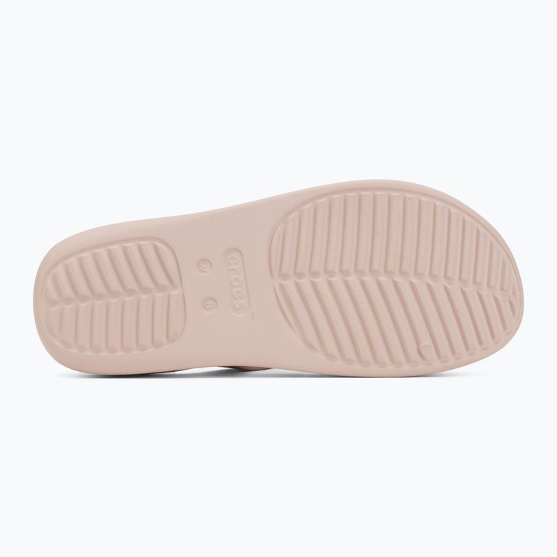 Női papucsok Crocs Getaway Strappy quartz 4
