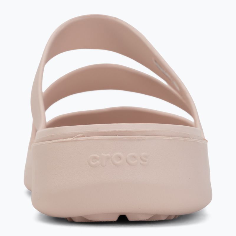 Női papucsok Crocs Getaway Strappy quartz 6