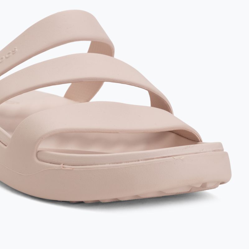 Női papucsok Crocs Getaway Strappy quartz 7