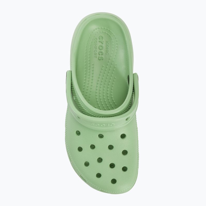 Papucs, női Crocs Classic Platform Clog fair green 6