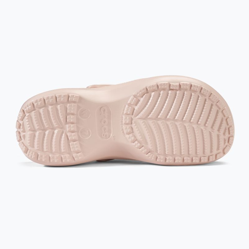 Papucs, női Crocs Classic Platform Clog quartz 5