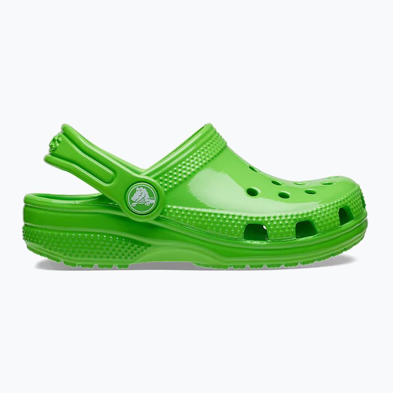 Crocs Classic Neon Highlighter Clog Gyerekek zöld nyálkás flip-flopok 9