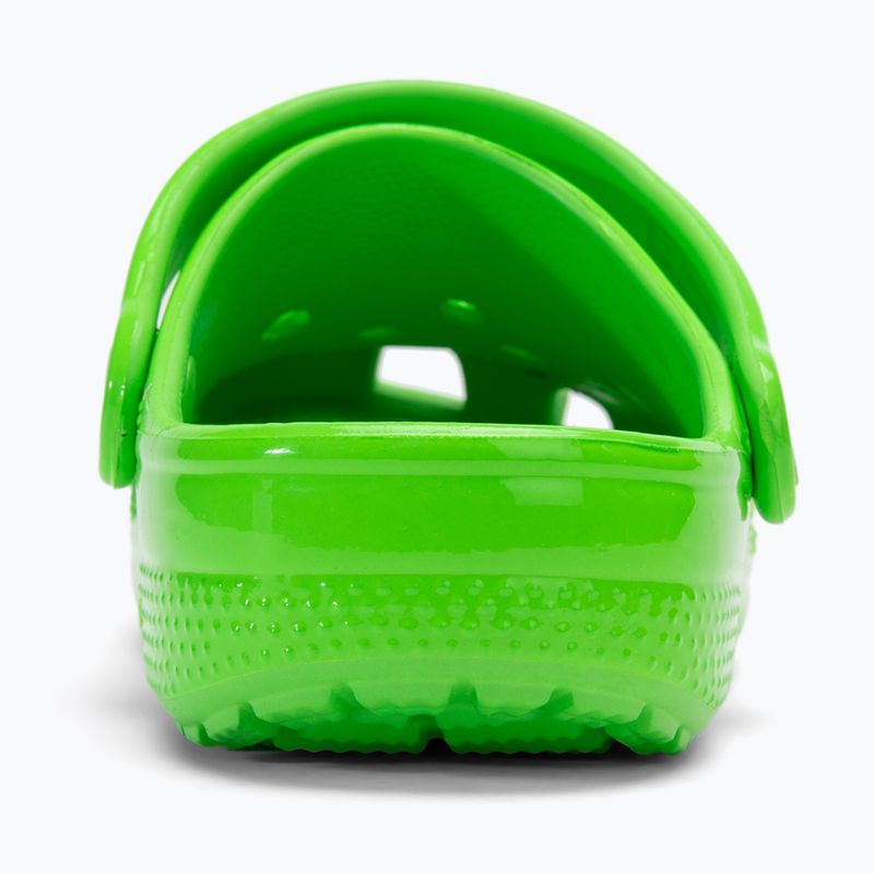 Crocs Classic Neon Highlighter Clog Gyerekek zöld nyálkás flip-flopok 7