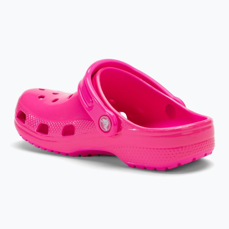 Crocs Classic Neon Highlighter Clog rózsaszín crush gyermek flip-flopok 4