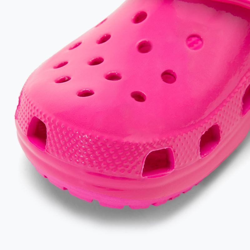 Crocs Classic Neon Highlighter Clog rózsaszín crush gyermek flip-flopok 8