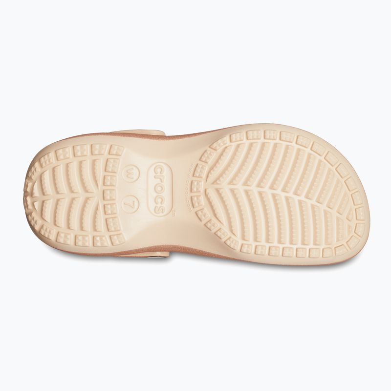 Crocs Classic Platform Glitter shitake női flip-flopok 13