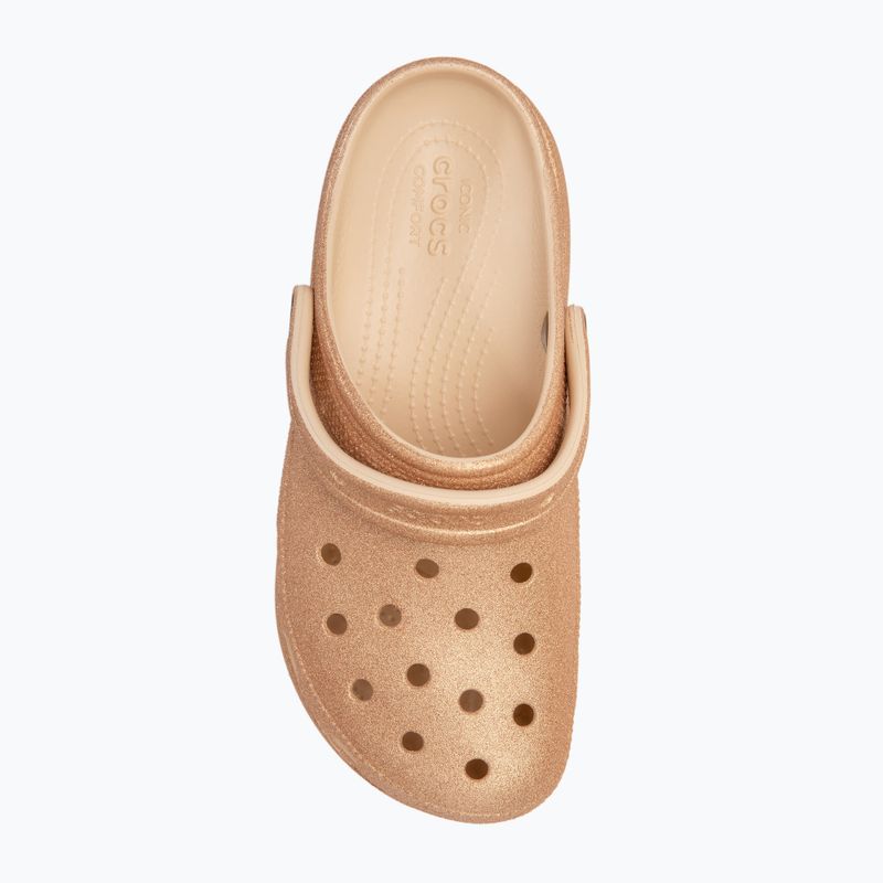 Crocs Classic Platform Glitter shitake női flip-flopok 6