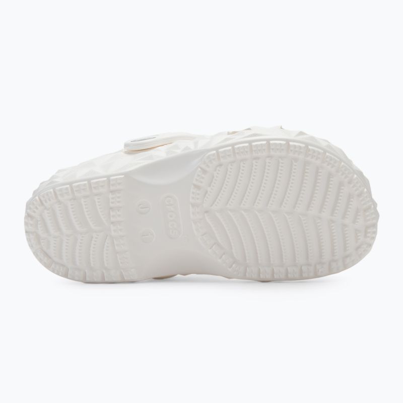 Crocs Classic Geometric Clog Gyerek flip-flop fehér 5