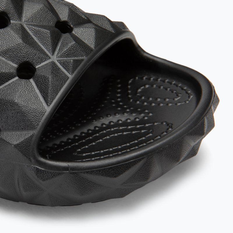 Crocs Classic Geometric Slide V2 flip flop fekete 7