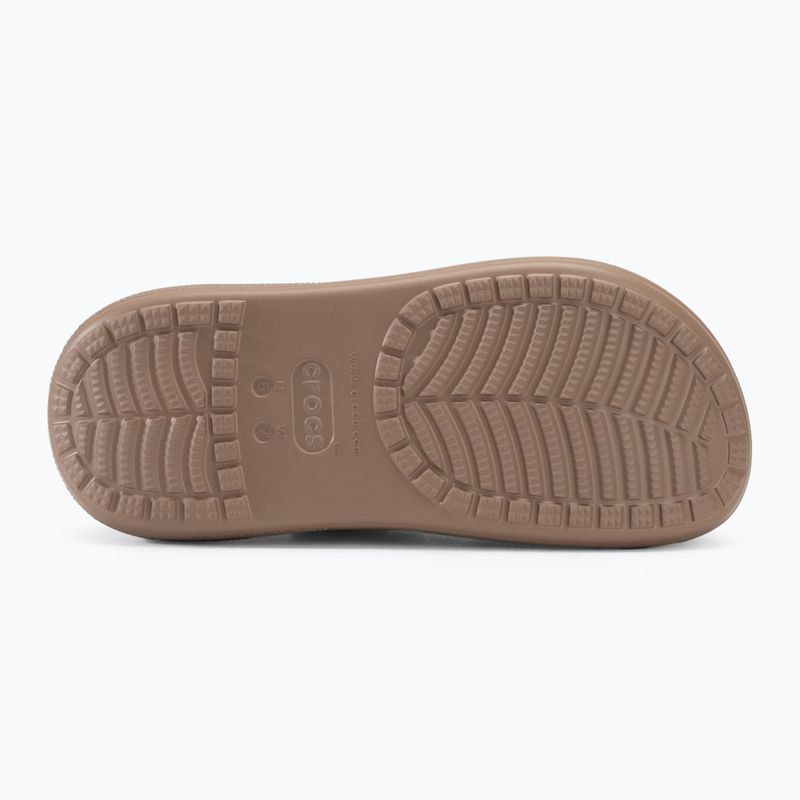 Crocs Classic Crush Clog flip-flopok latte 5
