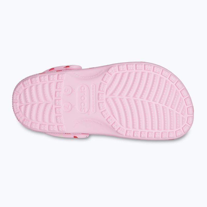 Papucsok Crocs Classic Valentines Day Clog flamingo 4