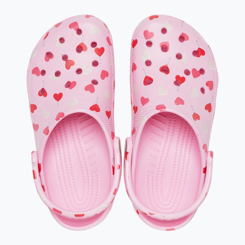 Papucsok Crocs Classic Valentines Day Clog flamingo 5