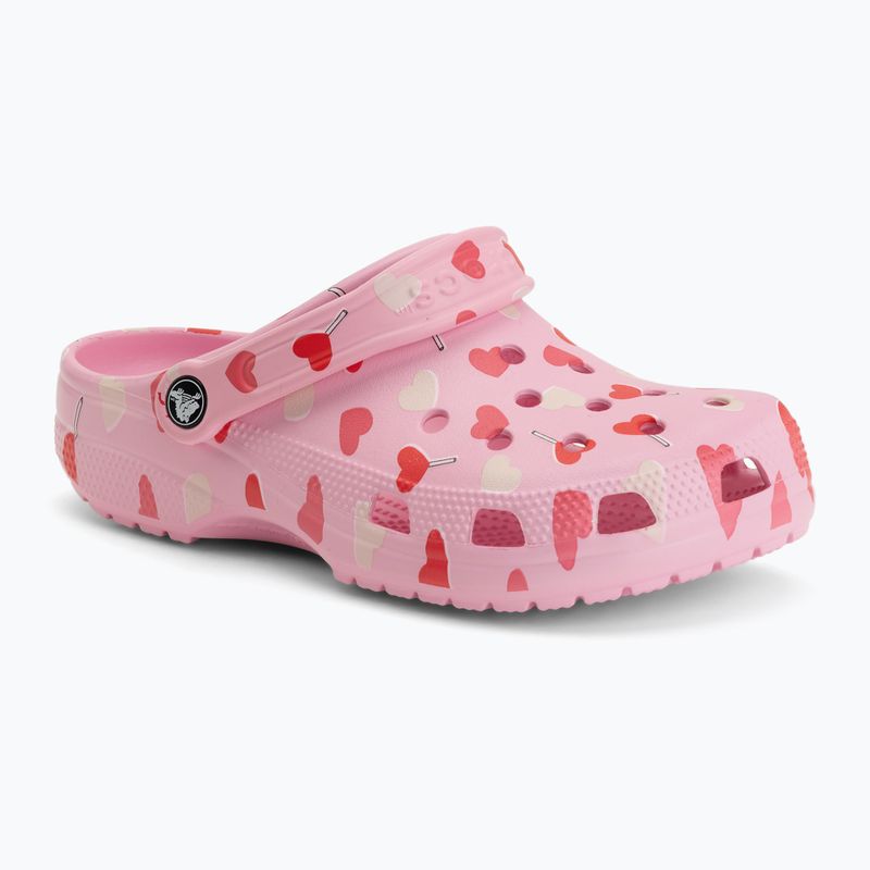 Papucsok Crocs Classic Valentines Day Clog flamingo