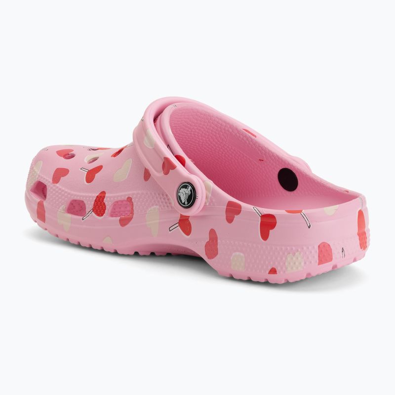 Papucsok Crocs Classic Valentines Day Clog flamingo 4