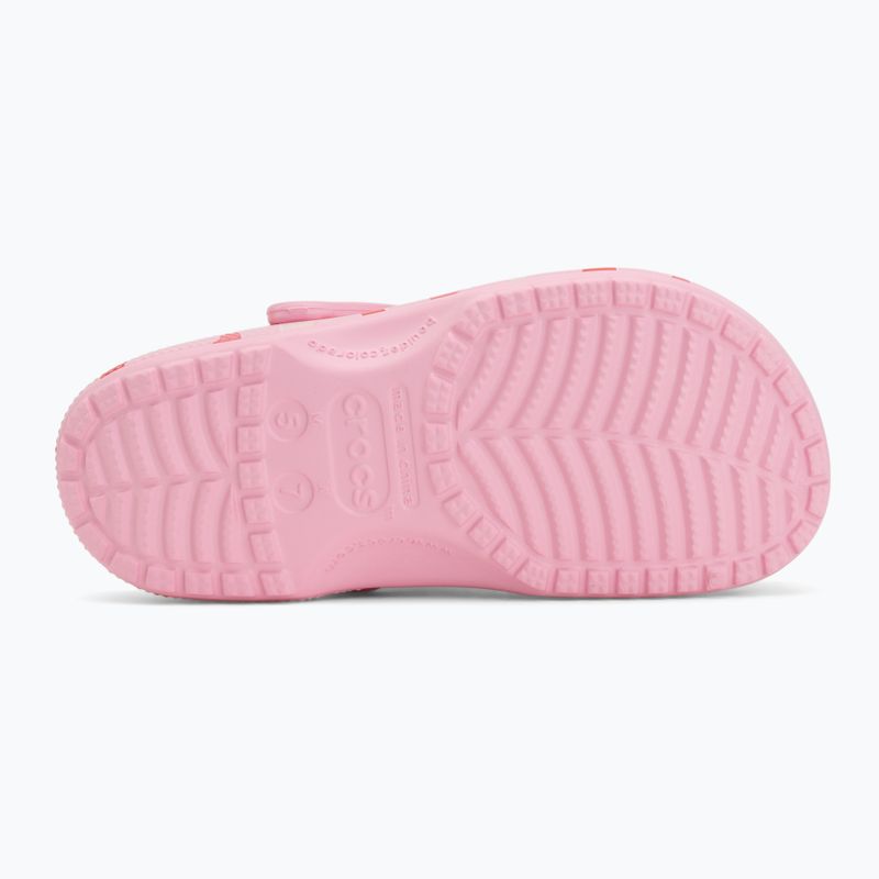 Papucsok Crocs Classic Valentines Day Clog flamingo 5