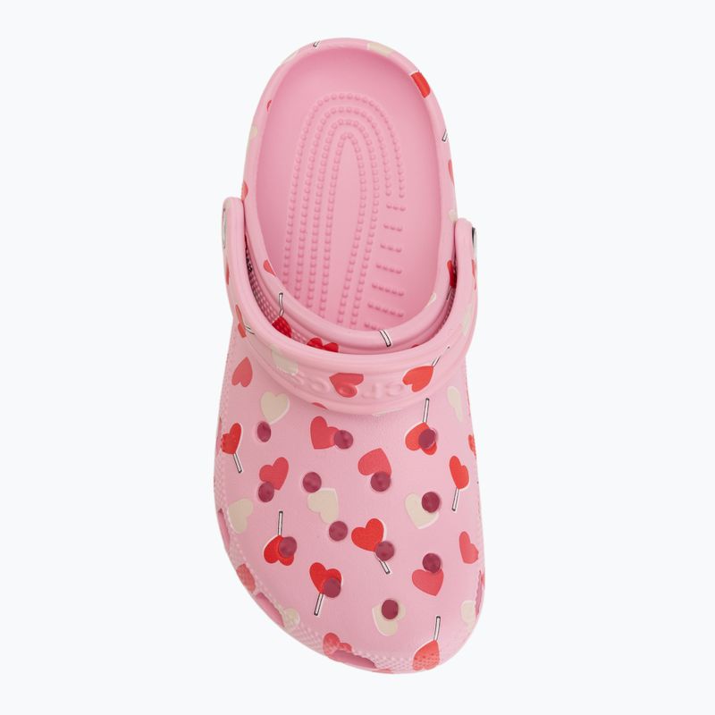 Papucsok Crocs Classic Valentines Day Clog flamingo 6