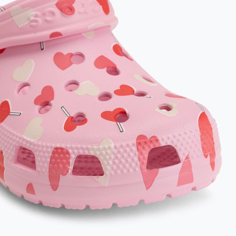 Papucsok Crocs Classic Valentines Day Clog flamingo 8