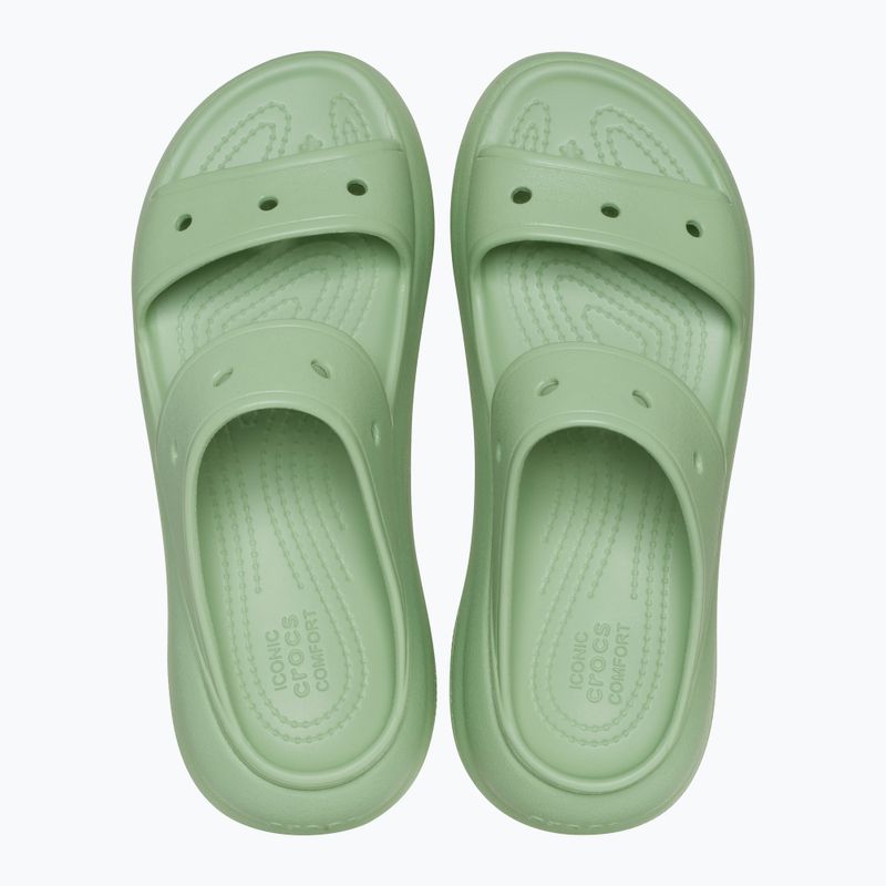 Női Crocs Classic Crush Sandal fair zöld flip-flopok 11